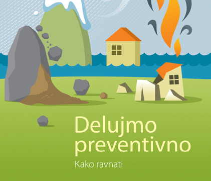Slika: delujmo preventivno, hiša in požar