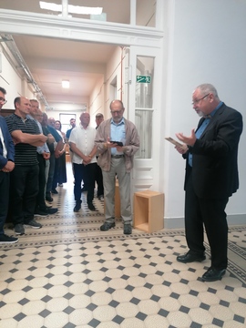 Obiskovalci razstave